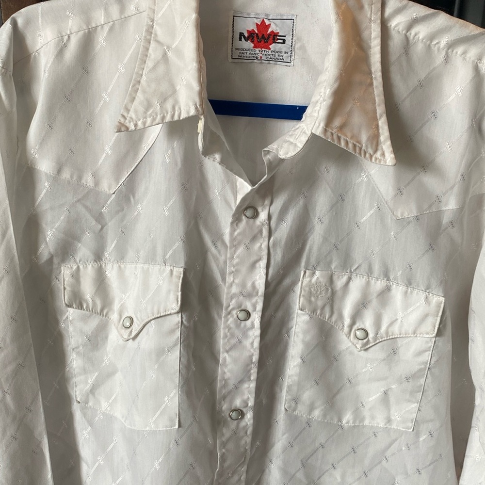 MWG iridescent Made in Canada western shirt, Large